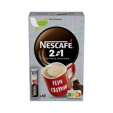nescafe 2 in 1 kaffee & creamer