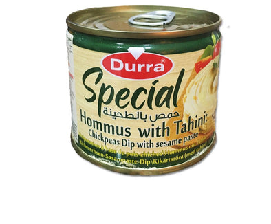 durra hummus with tahini