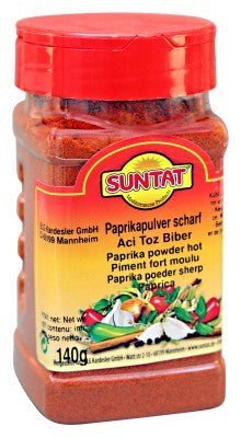 suntat spices paprika powder hot 140g