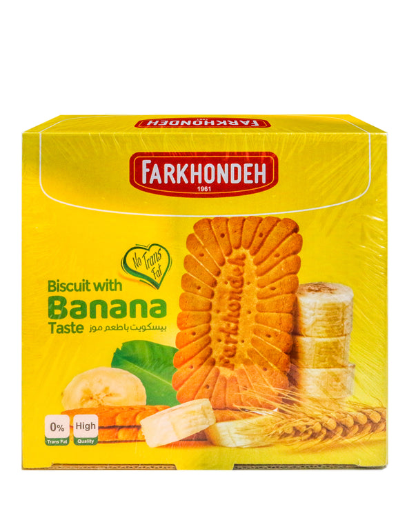 farkhondeh biscuit with banana taste 750g