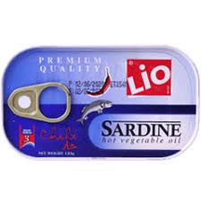 Lio Sardine chili With Vegetable oil premium quality 125g