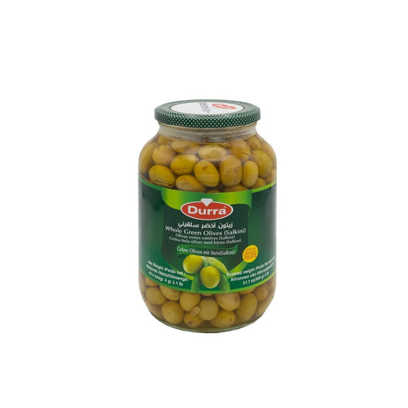 durra whole green olives salkini