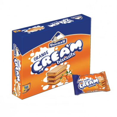 DEEMAH - ORANGE CREAM BISCUITS